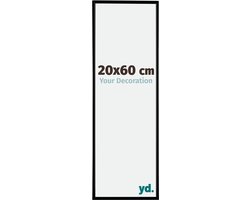 Fotolijst 20x60 cm - Kunststof - Zwart Mat - Evry