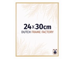 Fotolijst 24x30 cm - Aluminium - Goud Vintage - Kampen