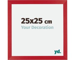 Fotolijst 25x25 cm - MDF - Rood - Mura