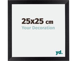 Fotolijst 25x25 cm - MDF - Zwart Mat - Mura