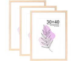 Fotolijst 30x40 cm met acrylglas - stijlvolle wanddecoratie en collage, inclusief ophangsysteem