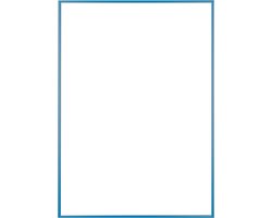 Fotolijst 30x42 cm - Aluminium - Staal Blauw - Kampen