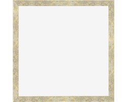 Fotolijst 45x45 cm - MDF - Zilver-Goud Hamerslag - Benno