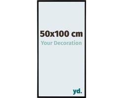 Fotolijst 50x100 cm - Kunststof - Zwart Mat - Evry