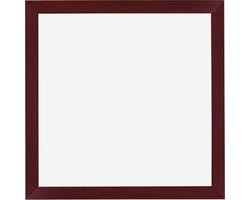 Fotolijst 50x50 cm - MDF - Wijnrood Geveegd - Marseille