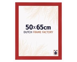 Fotolijst 50x65 cm - MDF - Rood - Praag
