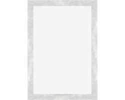 Fotolijst 50x75 cm - MDF - Zilver Glanzend Vintage - Marseille