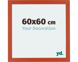 Fotolijst 60x60 cm - MDF - Oranje - Mura
