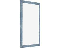 Fotolijst 62x93 cm - MDF - Helder Blauw Geveegd - Benno