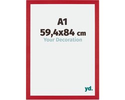 Fotolijst A1 59,4x84 cm - MDF - Rood - Mura