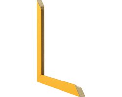 Fotolijst A3 29,7x42 cm - MDF - Geel - Benno