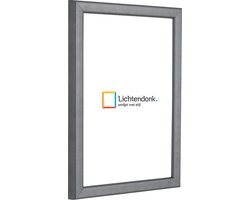 Fotolijst - Antraciet afgerond profiel - Fotomaat 20x20 - Ontspiegeld ACRYLITE - Art.nr. 10263520203