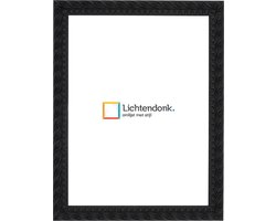 Fotolijst Barok Zwart - Fotomaat 18x24 - Ontspiegeld Glas - Art.nr. 218-705