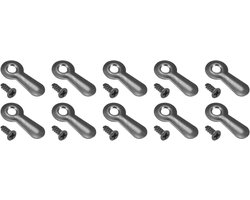 Fotolijst Draaiknoppen - Metalen Klemmen - Frames Bevestigen - Beschermt Tegen Stof - 19 x 85 mm - Zwart