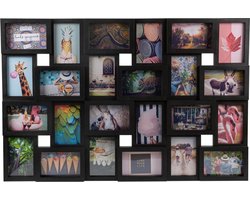 Fotolijst - Henzo - Magnolia Gallery - Collagelijst voor 24 foto's - Fotomaat 10x15 cm - Zwart