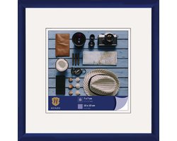 Fotolijst - Henzo - Napoli - Fotomaat 10x10 cm - Blauw