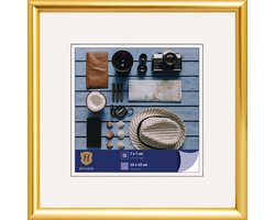 Fotolijst - Henzo - Napoli - Fotomaat 10x10 cm - Goud