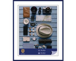 Fotolijst - Henzo - Napoli - Fotomaat 50x60 cm - Blauw