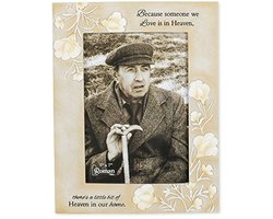 Fotolijst in reliëf met stenen tafelblad 9,5 x 7 voor herdenkingen