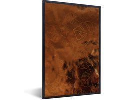Fotolijst incl. Poster - Patronen - Brons - Goud - 20x30 cm - Posterlijst