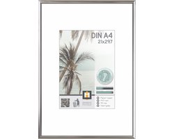 Fotolijst kliklijst Kyoto 21x30cm zilver multicolor decoratie.