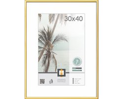 Fotolijst kliklijst Kyoto 30x40cm goud multicolor decoratie.