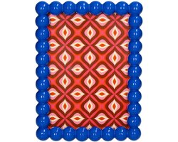 Fotolijst Kralen Polyresin Blauw 13x18cm