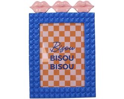Fotolijst Kus Polyresin Blauw 13x18cm