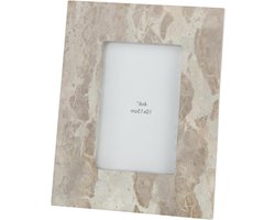 Fotolijst - Lijst marmer steen - Foto's tonen - Marmerlook - 10x15 cm - Beige