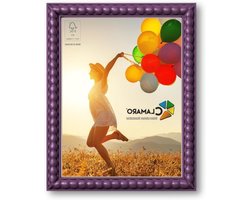 Fotolijst - Lijst Posterlijst - Foto's Ophangen - Bubble Design - 20 x 30 cm - Paars
