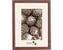 Fotolijst Merano 24X30 Bruin - Normaal glas - 12 mm breed profiel - Goodlife Picture Frames