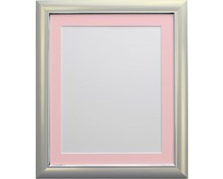 Fotolijst met passe-partout - Wanddecoratie lijst - Foto's presenteren - Gemaakt van gerecycled materiaal - A4 voor 10x15 cm