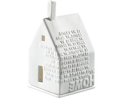 Fotolijst Porselein - Licht & Dromen Lijst - Wanddecoratie - Stijlvol Design - 7 x 7 x 10 cm - Onbehandeld