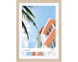 Fotolijst - SecaDesign - Fika - 50x70 / 40x60 cm fotomaat met passe-partout - Naturel - Fotokader