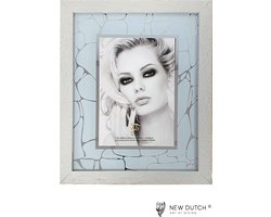 Fotolijst - Steen - spiegel - witte lijst - 13x18