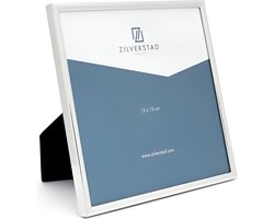 Fotolijst Sweet Memory - verzilverde lijst - 1 stuk - 15 x 15 cm - fluweel