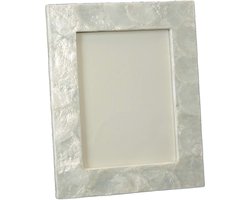 Fotolijst van parelmoer 20 x 25 cm met heldere tekeningen