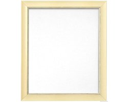 Fotolijst - Wanddecoratie - Foto Presentatie - Rustieke Afwerking - 30x30 cm - Crème