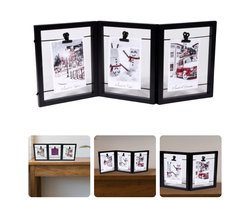 Fotolijst Zwart - Fotoframe - Collagelijst - Voor Meerdere Foto's - Decoratief Woonkamer Accessoire - Met Passe-partout - Inclusief EBOOK