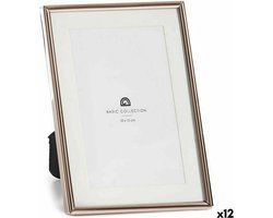 Fotolijsten Kristal Staal Koper (13,5 x 18,5 x 13,5 cm) (12 Stuks)
