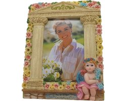 Fotolijstje 14 x 18 cm in Romeinse stijl met engel decoratie | GerichteKeuze
