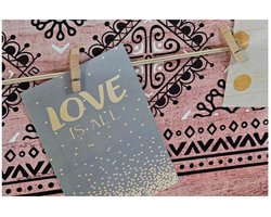 Fotolijstje DKD Home Decor Bruin Canvas Etnisch 50,5 x 3,5 x 70 cm