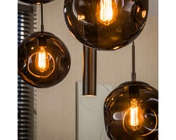 Fraaai - Archie hanglamp pendel 5+4-lichts - bruin