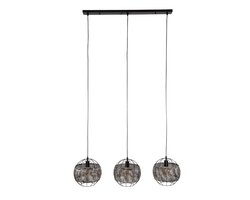 Fraaai - Armin hanglamp 3L - Ø30 cm - zwart/bruin