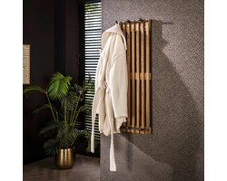 Fraaai - Rosa kapstok 2x3 haken hoog - mangohout