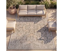 FRAAI buitenkleed - Bloom Oriental Taupe - 160x230cm