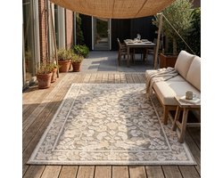 FRAAI buitenkleed - Bloom Oriental Taupe - 200x290cm