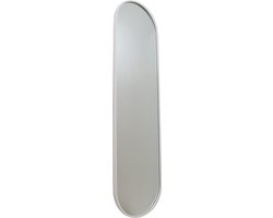 Fragix Boston Passpiegel Ovaal - Wit - Metaal - 150x40
