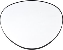 Fragix Nomad wandspiegel - Organisch - Zwart metaal - 60x60