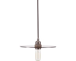 Frama Geometric Circle Hanglamp Medium Ø25 Smoked